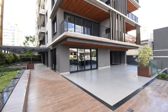 Fachada de kitnet/studio para alugar com 1 quarto, 34m² em Batel, Curitiba