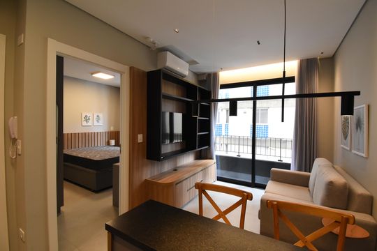 Studio de kitnet/studio para alugar com 1 quarto, 34m² em Batel, Curitiba