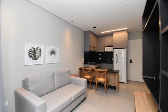 Studio de kitnet/studio para alugar com 1 quarto, 34m² em Batel, Curitiba