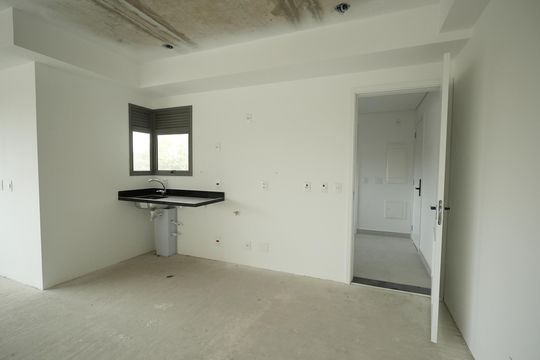 Cozinha de apartamento à venda com 3 quartos, 132m² em Jardim, Santo André