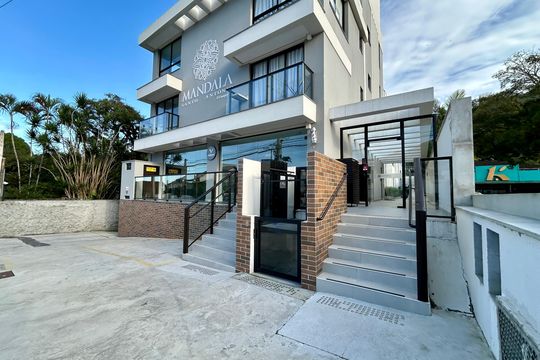 Fachada de apartamento para alugar com 1 quarto, 46m² em Santo Antonio de Lisboa, Florianópolis