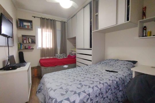 Quarto de apartamento para alugar com 2 quartos, 122m² em Vila Assuncao, Praia Grande