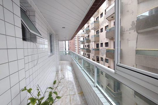 Varanda de apartamento para alugar com 2 quartos, 122m² em Vila Assuncao, Praia Grande