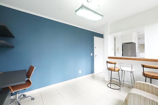Sala de apartamento para alugar com 1 quarto, 35m² em Vila Mariana, São Paulo