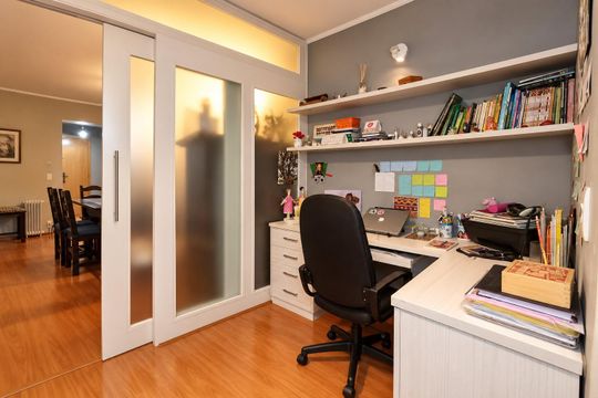 Escritório de apartamento à venda com 3 quartos, 125m² em Cerqueira César, São Paulo