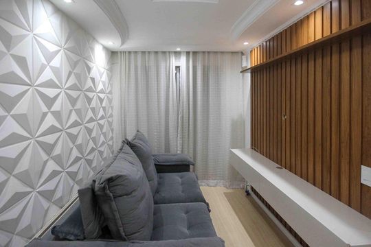 Sala de apartamento para alugar com 2 quartos, 57m² em Santa Terezinha, São Paulo