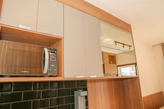 Sala e Cozinha de apartamento para alugar com 1 quarto, 35m² em Perdizes, São Paulo