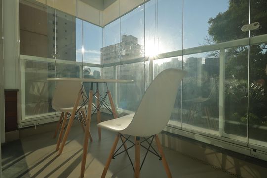 Varanda de kitnet/studio para alugar com 1 quarto, 35m² em Vila Mariana, São Paulo