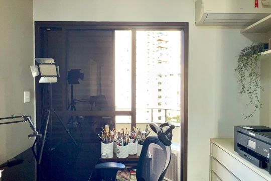 Varanda da suite de apartamento para alugar com 4 quartos, 202m² em Paraíso, São Paulo