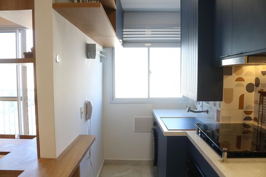 Área de serviço de apartamento para alugar com 2 quartos, 40m² em Barra Funda, São Paulo