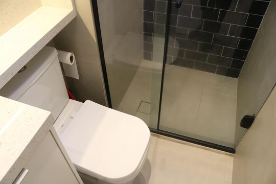 Banheiro de apartamento para alugar com 2 quartos, 40m² em Barra Funda, São Paulo