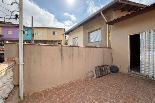Varanda do Quarto 2 de casa à venda com 3 quartos, 107m² em Vila Cruz das Almas, São Paulo