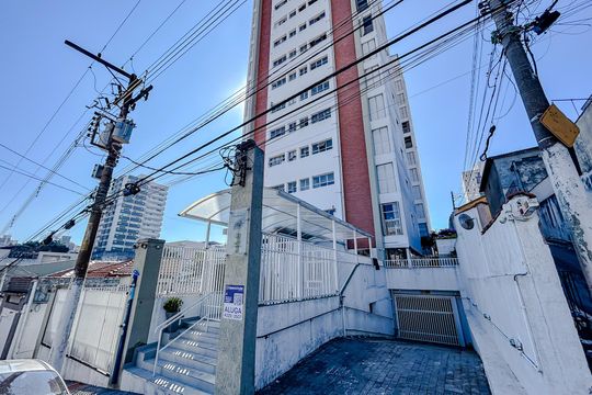 Fachada com Plaquinha de apartamento para alugar com 2 quartos, 74m² em Penha de França, São Paulo