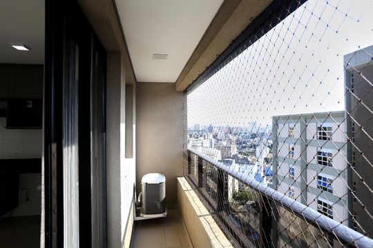 Varanda da Sala de apartamento para alugar com 2 quartos, 69m² em Santa Efigênia, Belo Horizonte