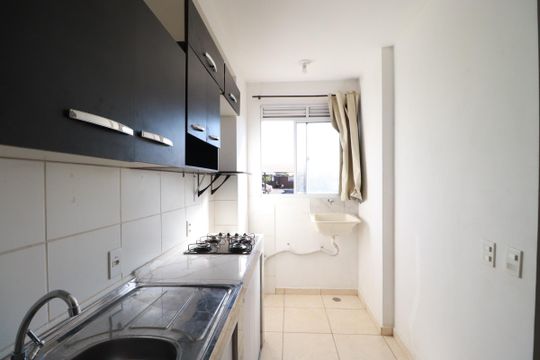 Cozinha  de apartamento para alugar com 2 quartos, 52m² em (l-11), Ribeirão Preto