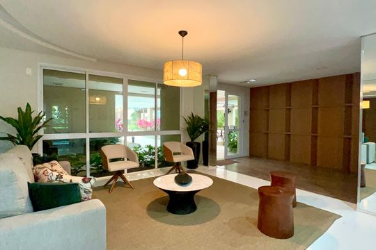 Hall de entrada de apartamento à venda com 1 quarto, 46m² em Pinheiros, São Paulo