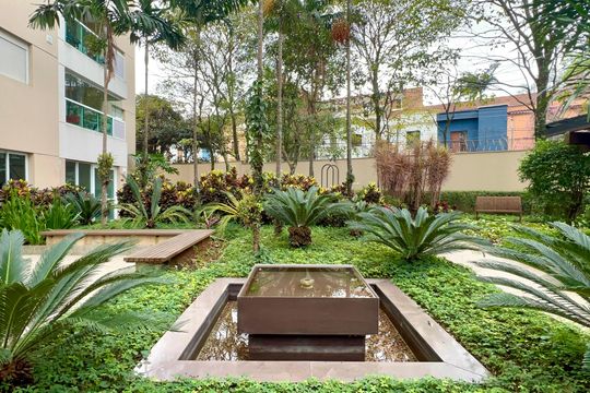 Área comum de apartamento à venda com 1 quarto, 46m² em Pinheiros, São Paulo