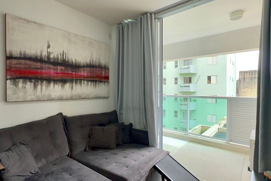Sala de apartamento à venda com 1 quarto, 46m² em Pinheiros, São Paulo