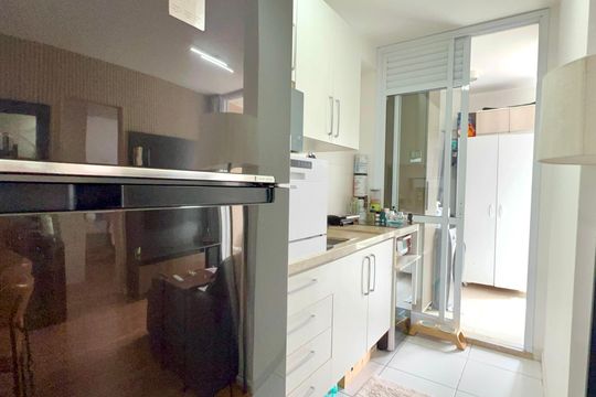 Cozinha de apartamento à venda com 1 quarto, 46m² em Pinheiros, São Paulo