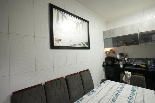 Cozinha de casa à venda com 4 quartos, 205m² em Vila Guaraciaba, Santo André