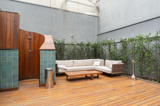 Área comum - Área da Piscina de apartamento para alugar com 1 quarto, 35m² em Santa Cecilia, São Paulo