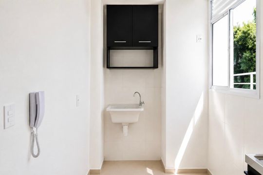 Área de serviço de apartamento para alugar com 2 quartos, 50m² em Várzea das Mocas, São Gonçalo