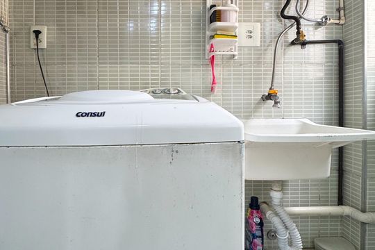 Área de Serviço de apartamento à venda com 3 quartos, 65m² em Vila Jerusalem, São Bernardo do Campo
