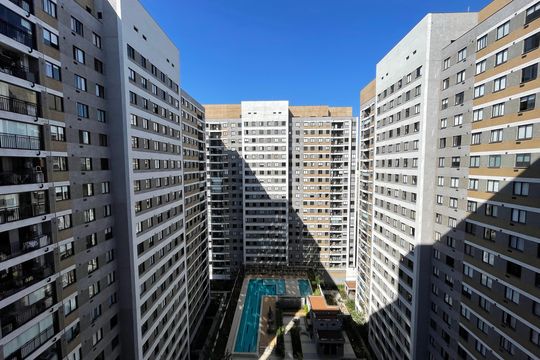 Vista do Quarto de apartamento para alugar com 1 quarto, 24m² em Butantã, São Paulo