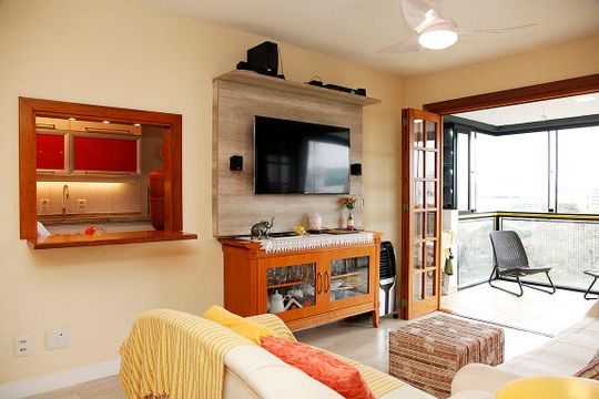 Sala 1 Estar de apartamento à venda com 3 quartos, 94m² em Azenha, Porto Alegre