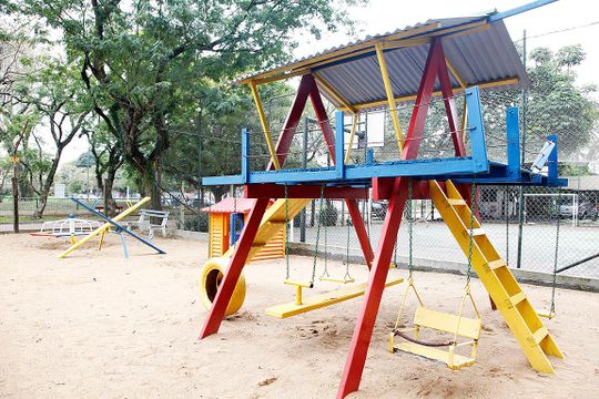 Área Comum - Playground de apartamento à venda com 3 quartos, 94m² em Azenha, Porto Alegre