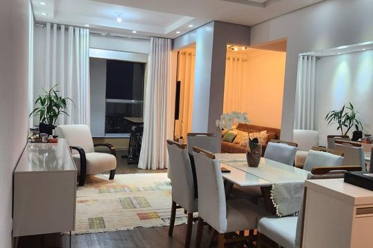 Sala de apartamento à venda com 3 quartos, 75m² em Vila Osasco, Osasco