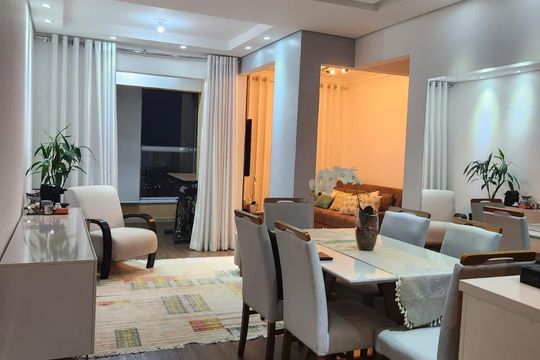 Sala de apartamento à venda com 3 quartos, 75m² em Vila Osasco, Osasco