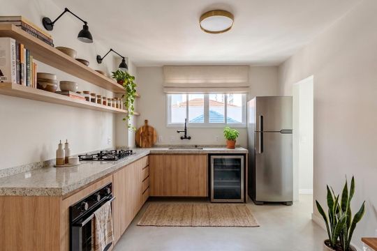 Cozinha de apartamento à venda com 3 quartos, 110m² em Pinheiros, São Paulo