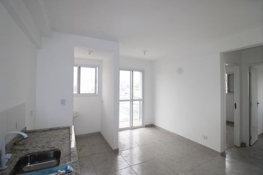 Sala/Cozinha de apartamento à venda com 2 quartos, 43m² em Itaquera, São Paulo