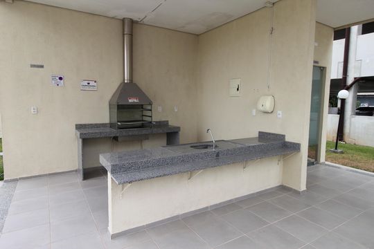 Área comum - Churrasqueira de apartamento para alugar com 2 quartos, 42m² em Jardim Torrao de Ouro, São José dos Campos