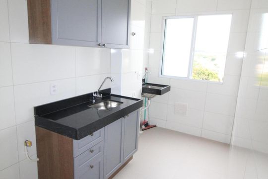 Cozinha de apartamento para alugar com 2 quartos, 42m² em Jardim Torrao de Ouro, São José dos Campos