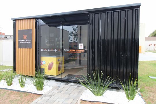 Área comum - Mini Mercado de apartamento para alugar com 2 quartos, 42m² em Jardim Torrao de Ouro, São José dos Campos