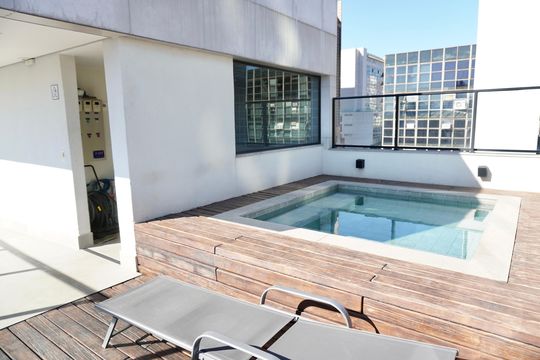 Área comum - Piscina de apartamento à venda com 2 quartos, 58m² em Lourdes, Belo Horizonte
