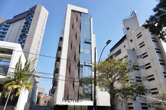 Fachada do Prédio de apartamento à venda com 2 quartos, 58m² em Lourdes, Belo Horizonte