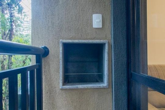 Varanda da Sala/cozinha de apartamento para alugar com 2 quartos, 44m² em Cidade Industrial de Curitiba, Curitiba