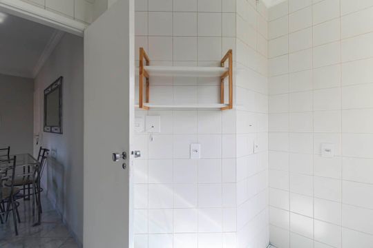 Cozinha e Área de Serviço de apartamento para alugar com 2 quartos, 50m² em Jardim Imperador (zona Leste), São Paulo
