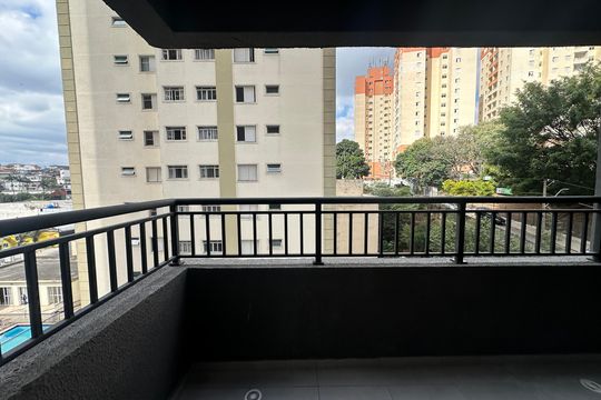 Varanda da Sala de apartamento para alugar com 2 quartos, 48m² em Vila Engenho Novo, Barueri