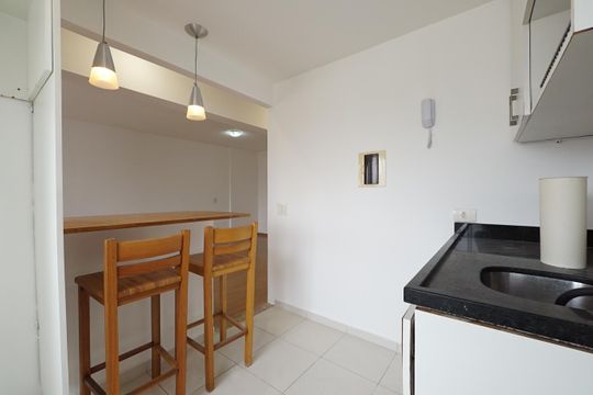 Cozinha de kitnet/studio para alugar com 1 quarto, 43m² em Vila Mariana, São Paulo