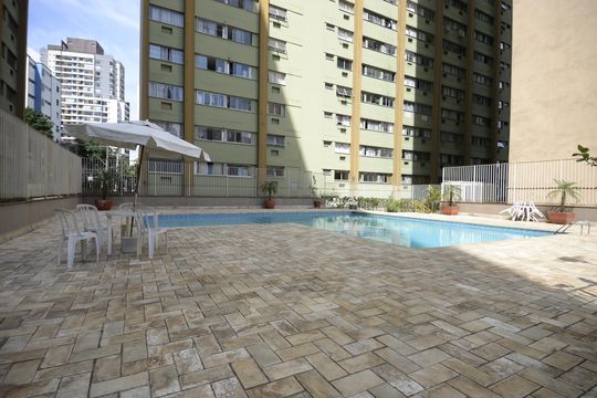 Piscina de kitnet/studio para alugar com 1 quarto, 43m² em Vila Mariana, São Paulo