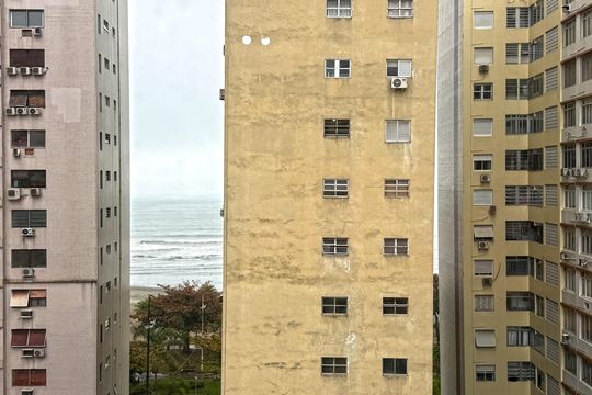 Vista de kitnet/studio para alugar com 1 quarto, 20m² em Boqueirão, Santos