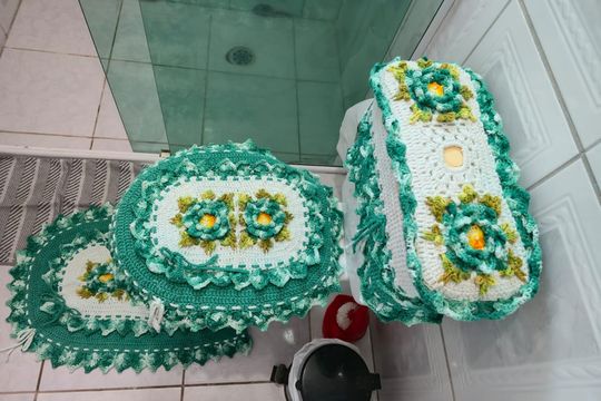 Banheiro Social de casa de condomínio para alugar com 2 quartos, 170m² em Jardim Albertina, Guarulhos