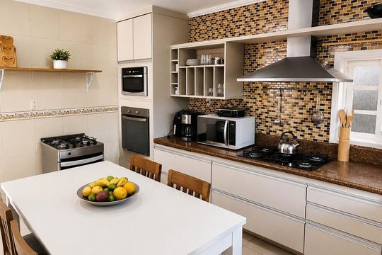 Cozinha de casa de condomínio à venda com 4 quartos, 380m² em Recreio dos Bandeirantes, Rio de Janeiro