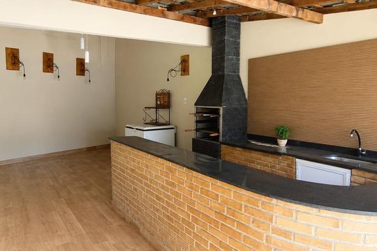 Churrasqueira de casa de condomínio à venda com 4 quartos, 380m² em Recreio dos Bandeirantes, Rio de Janeiro