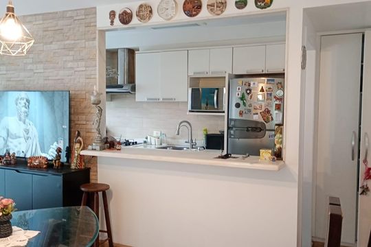 Sala de apartamento à venda com 1 quarto, 45m² em Lapa, Rio de Janeiro
