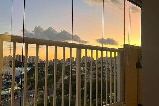Varanda de apartamento à venda com 2 quartos, 42m² em Sítio da Figueira, São Paulo